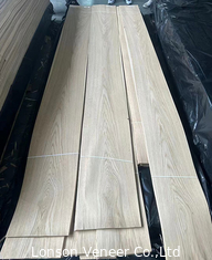 American White Oak Wood Veneer, 0,50 mm Crown Cut, paneel AA-klasse