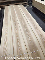 OEM Wit Ash Wood Veneer Crown Cut 0.45mm dik 120mm Lengte