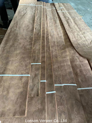 0,45 mm Afrikaanse Bubinga Pomelle A-klasse voor meubels voor interieurdecoratie