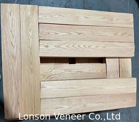 OEM Red Oak Wood Veneer, vloer, paneel A-grootte Dikte 0.45