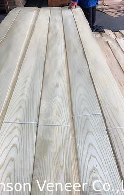 OEM Wit Ash Hout Veneer Crown Cut 0,45 mm Dikte 2500m+ lengte