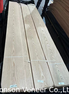 Crown Cut Red Oak Veneer Dikte 0,5 mm Houten veneerpaneel AAA-klasse