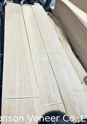 OEM Red Oak Wood Veneer, Meubelen, Door Panel AAA Grade Breedte 41cm