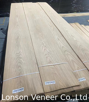 American White Oak Wood Veneer, 0,50 mm dik, paneel AA-klasse