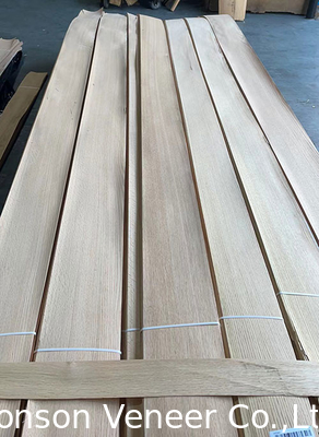 Lange 250 cm Rode eik hout fineer 12 cm Breedte AA-klasse Dikte 0,5 mm