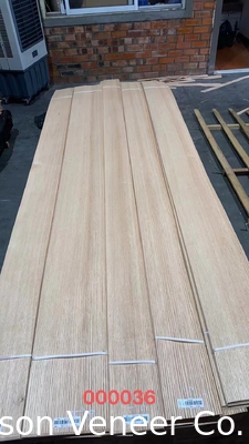 Rood eiken hout veneer Quercus 0,5 mm paneel Klasse AA in voorraad 100.000 m2