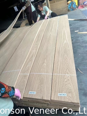 0.4mm Panel Wit Eiken Hout Finer Klasse AAA goed op voorraad Crown Cut