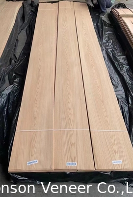 Rood eiken houten fineer, panel AAA dikte 0,5 mm, goederen op voorraad