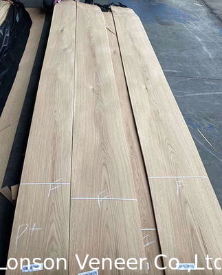 Witte eik Dikte 0,4 mm Houten fineer Knotty Grade Prijs gunstig