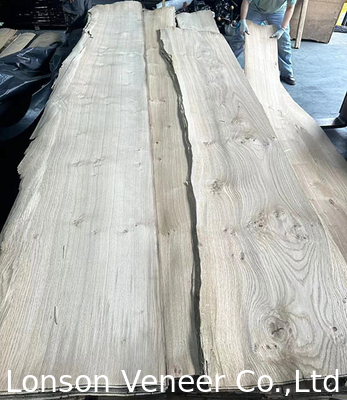 1.2mm Europese White Oak Veneer Panel Knoty Grade Super betaalbare prijs