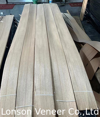 Lengte 300 cm Quercus Red Oak Hout Veneer Panel AAA Grade Dikte 0,5 mm
