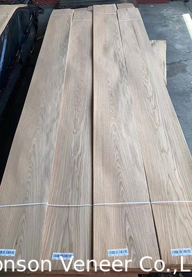 0.50mm White Oak Wood Veneer American Crown Cut Panel AAA-Grad