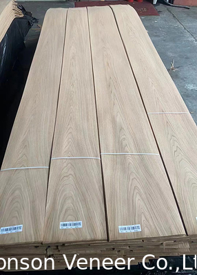0.50mm White Oak Wood Veneer American Crown Cut Panel AAA-Grad