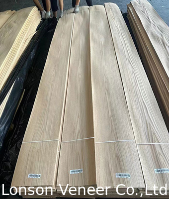 Dikte 0,5 mm Rood eiken fineer meubilair Panel AAA 250.000 vierkante meter voorraad