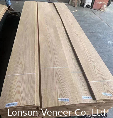 Dikte 0,5 mm Rood eiken fineer meubilair Panel AAA 250.000 vierkante meter voorraad