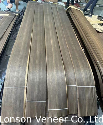 0.5 mm Vierden gesneden Rookt Europese eiken hout veneer 250 cm lengte Voor meubels