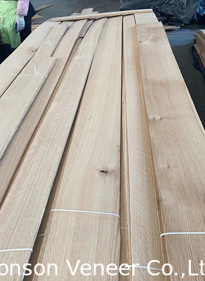 0.42 - 2,0 mm vlokken Wit eiken hout fineer voor retro-stijl meubels