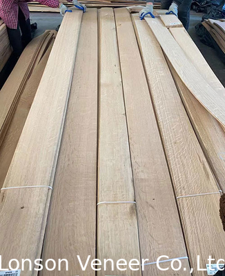 0.42 - 2,0 mm vlokken Wit eiken hout fineer voor retro-stijl meubels