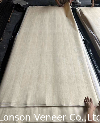0.25-0.4 mm Dikte Wit eiken fineer Sequentiële splitsing