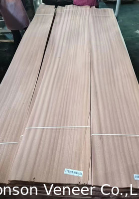 1 mm sapele Hout veneer Sapelli plat gesneden paneel AA-kwaliteit Meubel deur