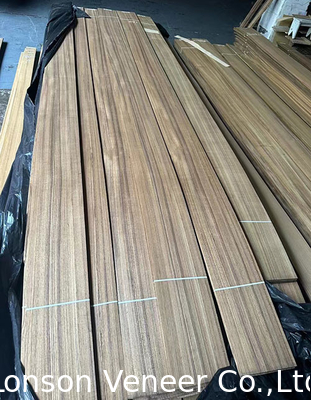 0.40MM Quarter Cut Burma Teak Hout Finer Voor Fancy Boards meubels