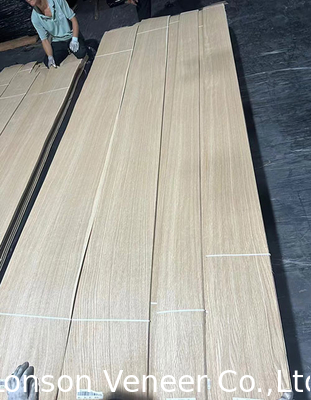 Lonson White Oak Wood Veneer Crown Cut Panel Graad A Dikte 2 mm