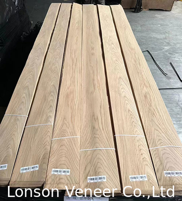 0.5 mm Dikte A-klasse Wit eiken hout veneer voor deurmeubelen