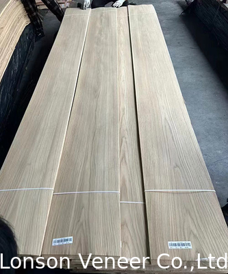 Natuurlijke 0,4 mm Amerikaanse witte eiken fineer 10 mm breedte toepassen op multiplex