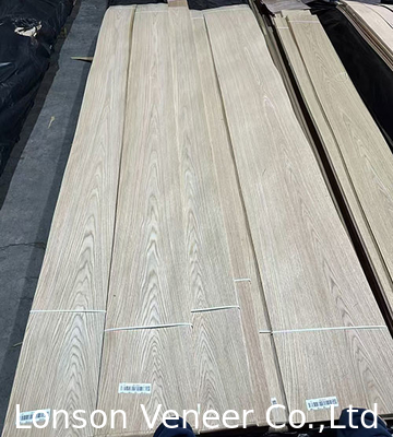 Bergkruid gesneden wit eiken hout fineer 0,5 mm paneel AA-klasse meubels, deur